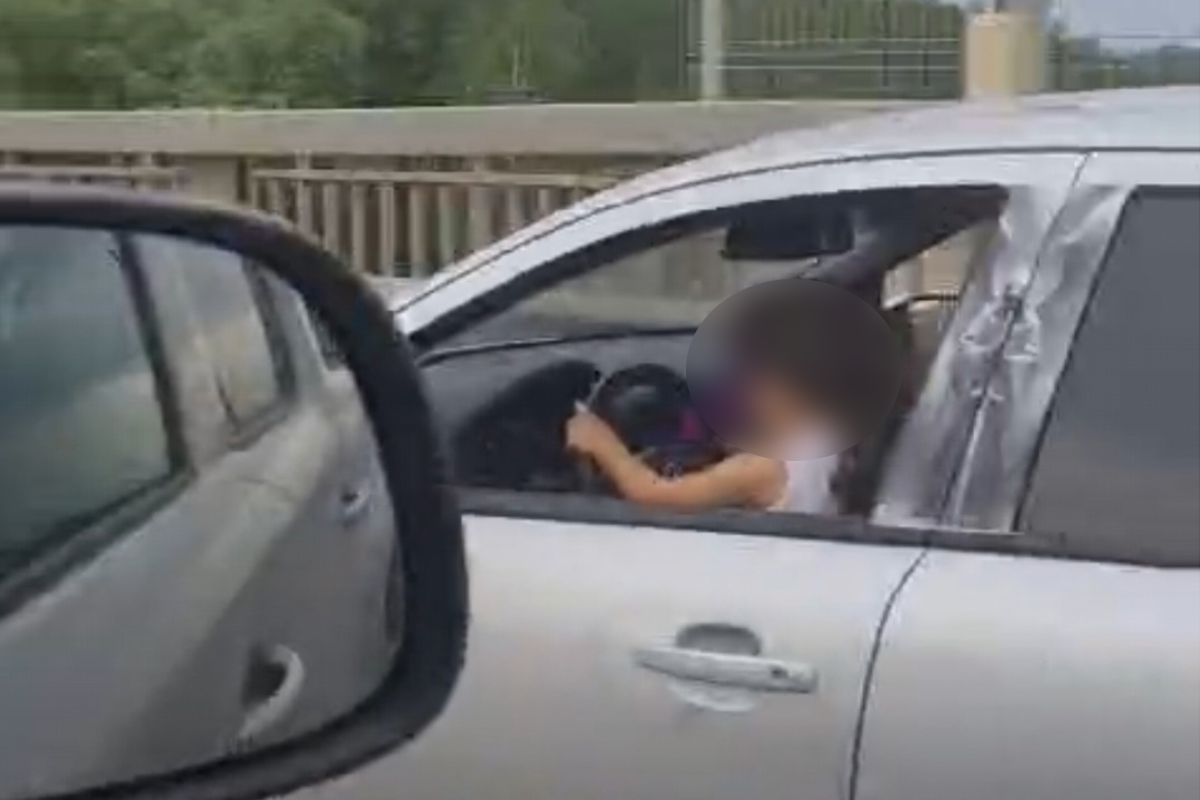 В Рязани маленькую девочку заподозрили в управлении автомобилем