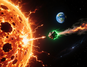 Солнце включило режим защиты Земли. Пришельцу грозит уничтожение. Удар неизбежен?