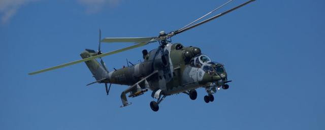 МО России: под Изюмом российский Ми-35 уничтожил бронетанковую колонну ВСУ