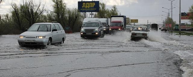 В Кургане из-за паводка ограничили движение по шоссе Тюнина