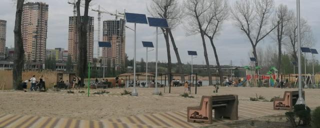 В Ростове после благоустройства открыли пляж и парк на Зеленом острове