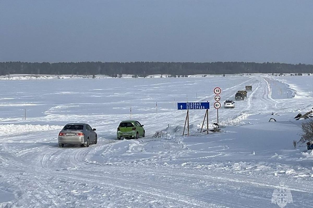 В Новосибирской области открыли ледовую переправу Спирино-Чингис