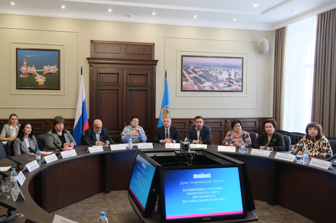 Экспертный совет при комитете по соцполитике Думы Астраханской области обсудил меры поддержки семей с детьми-инвалидами и студенческих семей в регионе