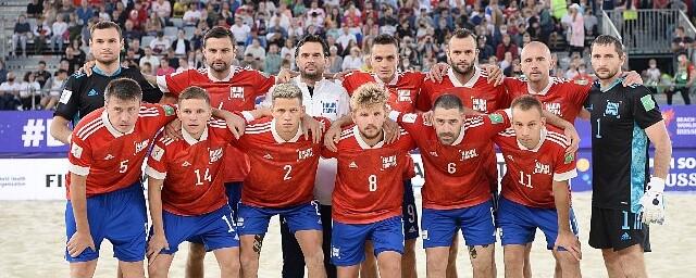 Russian national beach soccer team scored second victory in the Intercontinental Cup
