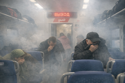 Возгорание в поезде на Ярославском вокзале привело к травмам трех человек