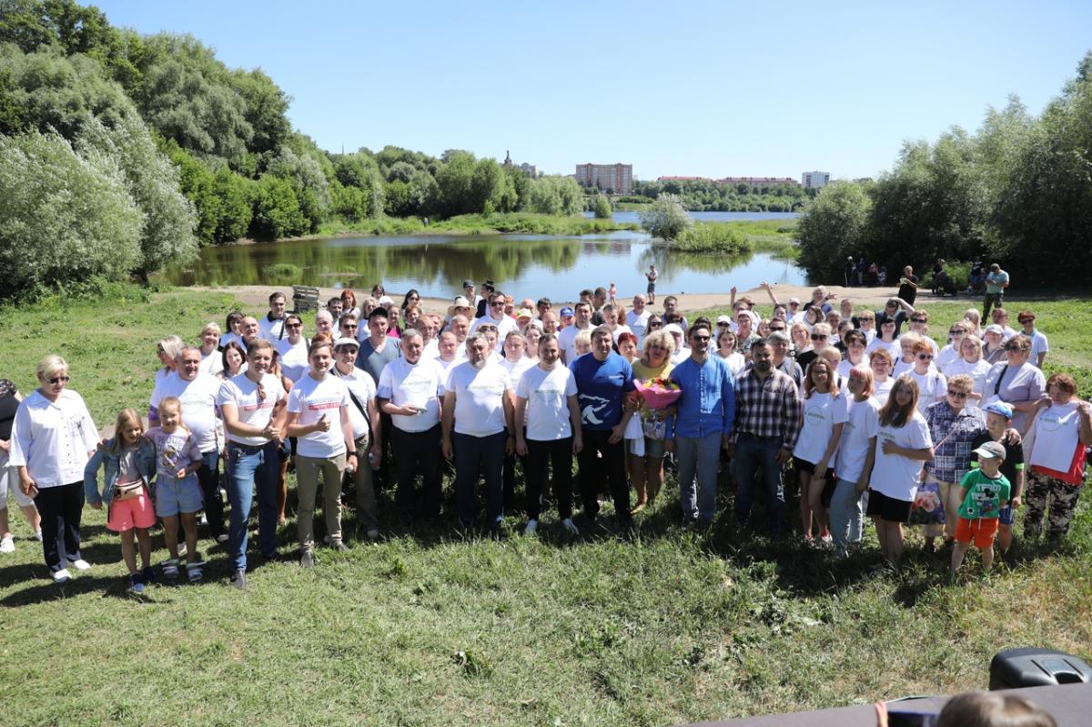 В Раменском округе на берегу Борисоглебского озера прошла экологическая акция