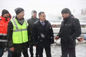 Мэр Новосибирска Максим Кудрявцев: Путепровод на улице Фрунзе откроется после ремонта до конца октября