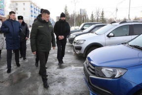 Из Башкирии в зону СВО отправилась колонна машин, конфискованных у злостных нарушителей ПДД