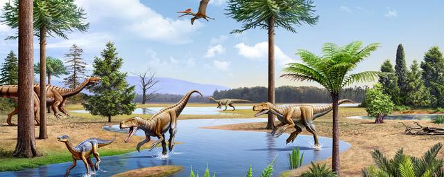 Science Advance: глобальное похолодание позволило динозаврам захватить на земле власть