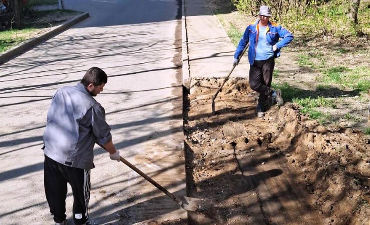 В Красноармейске Городского округа Пушкинский начали работы по благоустройству территорий после модернизации системы теплоснабжения