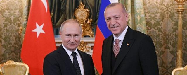 Путин и Эрдоган обсудили ситуацию в Сирии в ходе телефонного разговора