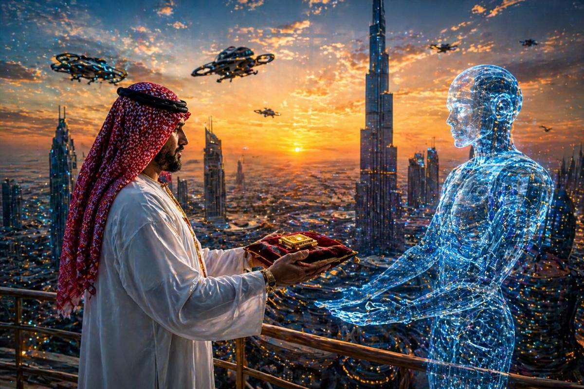 Нейросеть рвется к власти! Шейхи ОАЭ усадили «на трон» ИИ. Как он управляет пустыней?