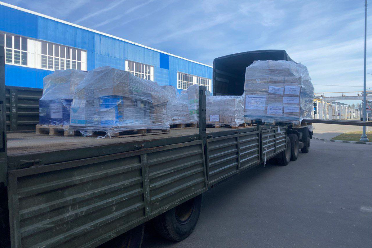 В зону СВО по поручению губернатора Тверской области Игоря Рудени отправили на фронт очередную партию гуманитарной помощи