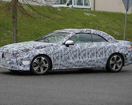 Mercedes-Benz E-Class Coupe 2018 засняли во время дорожных тестов