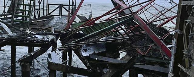 Под Одессой во время шторма взорвалась морская мина, повредив здания