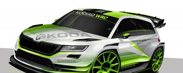 В Сети опубликовали первые снимки Skoda Kodiaq WRC 2018