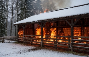 Пожарные Подмосковья за сутки 30 раз выезжали на тушение