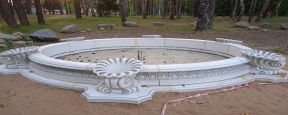 В парке города Иваново завершается строительство фонтана