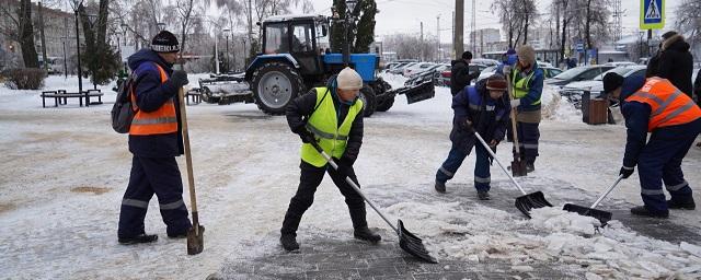 Мэр Дзержинска Носков проверил качество уборки дорог после снегопадов и ледяного дождя