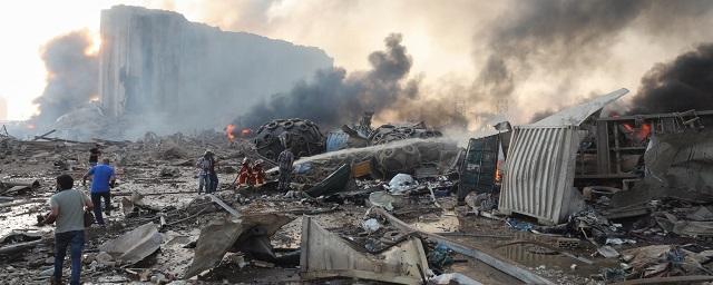 В Бейруте после взрыва в порту без жилья остались почти 300 тысяч человек