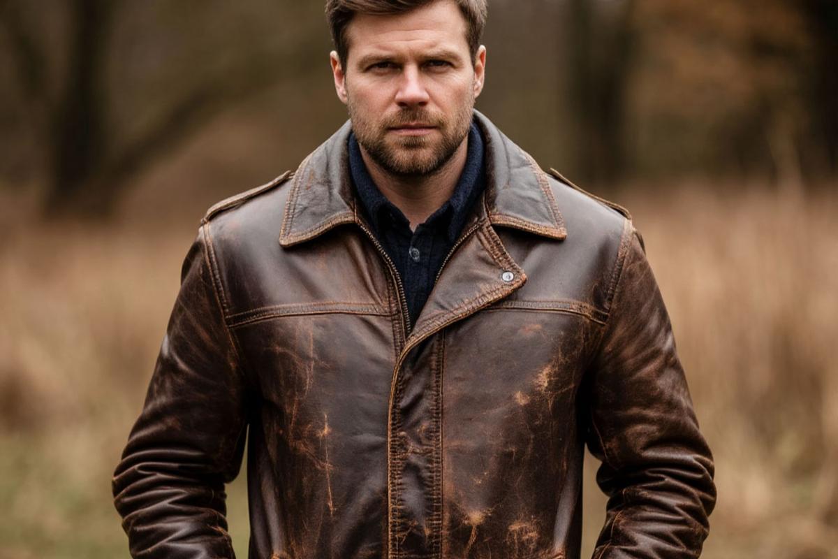 Стилист Родина рассказала, как правильно носить дедушкину кожаную куртку