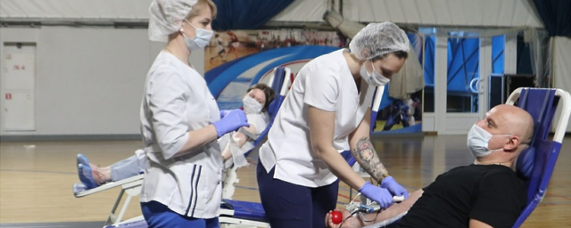 Жители Пущина сдали более 15 литров крови в День донора