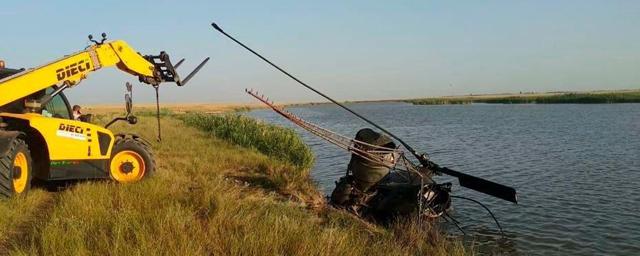 В Ростовской области при падении вертолета погиб человек