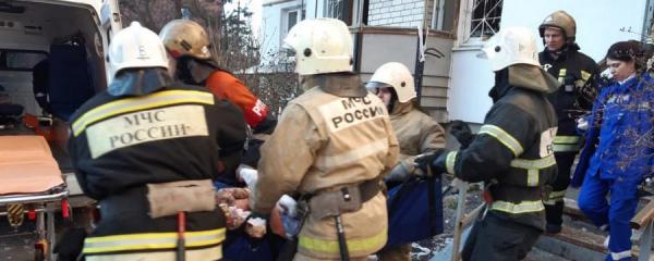 В Курске при взрыве бытового газа в доме пострадали мужчина и девочка