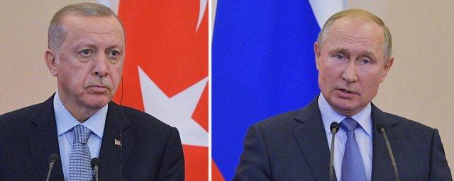 Владимир Путин провел телефонные переговоры с президентом Турции Эрдоганом