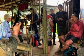 Группу туристов, пропавших у вулкана Талинис, обнаружили живыми