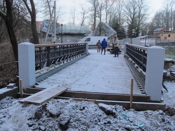 В зоопарке Калининграда завершают ремонт третьего моста