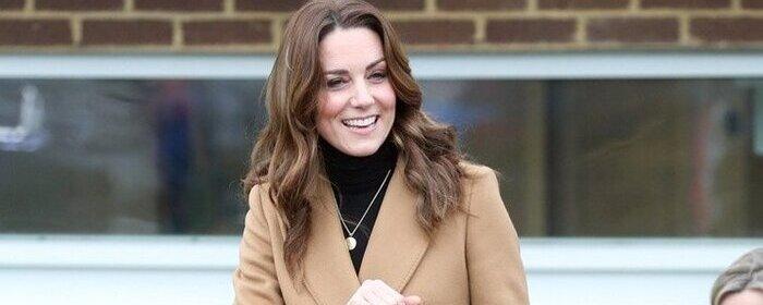 Kate Middleton replicated Princess Diana's iconic look in a beige outfit