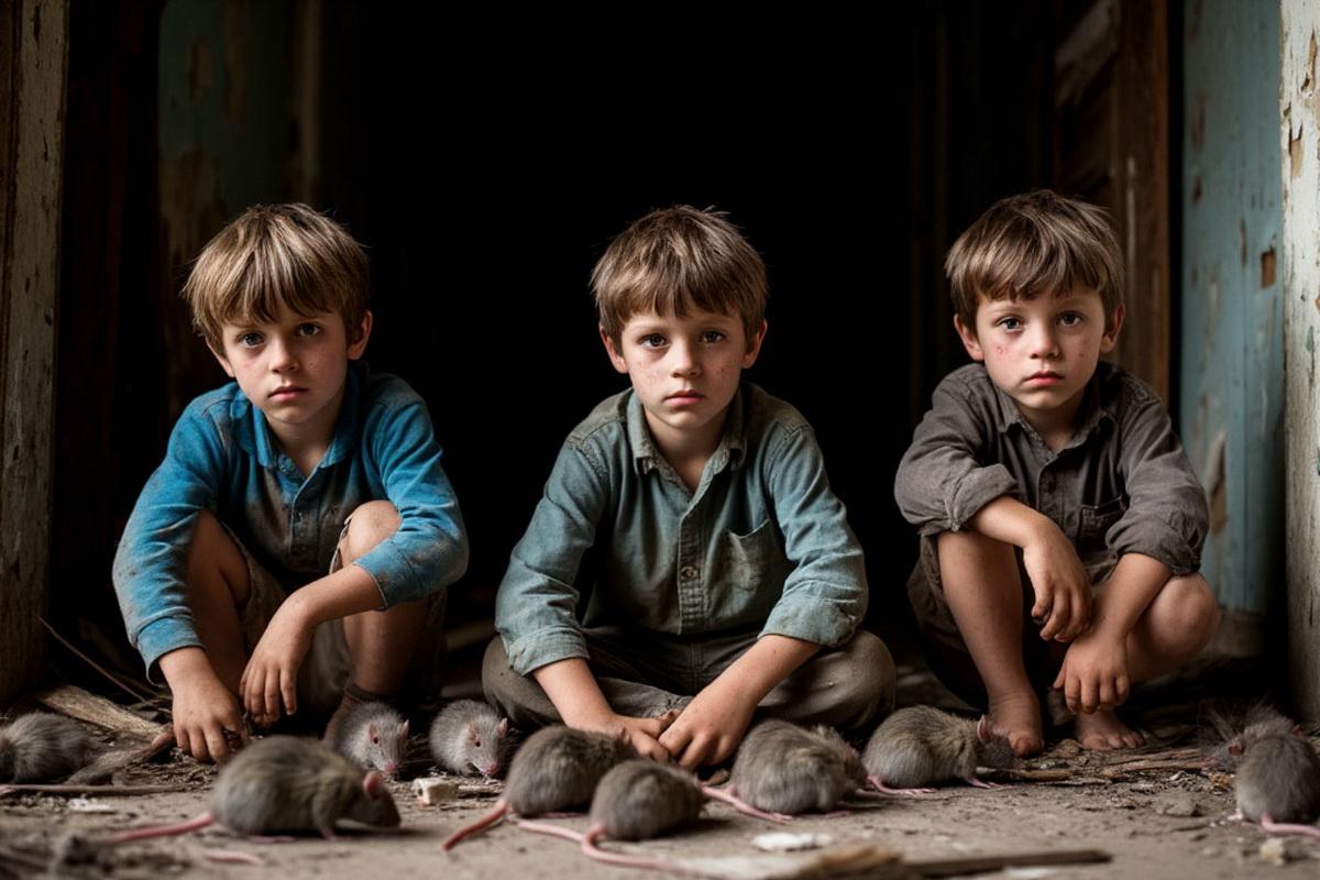 Голодные игры по-русски. Детей нашли в ледяной бане с крысами размером с кошку. Мать объяснила ужас шуткой