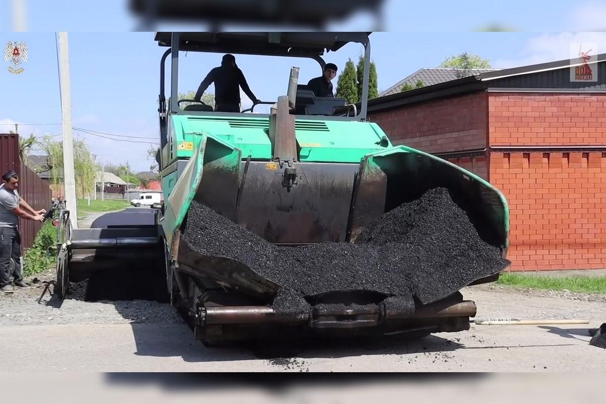 Назрань провела благоустройство улицы Красноармейской