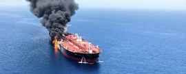 В Японском море загорелось грузовое судно с российским экипажем