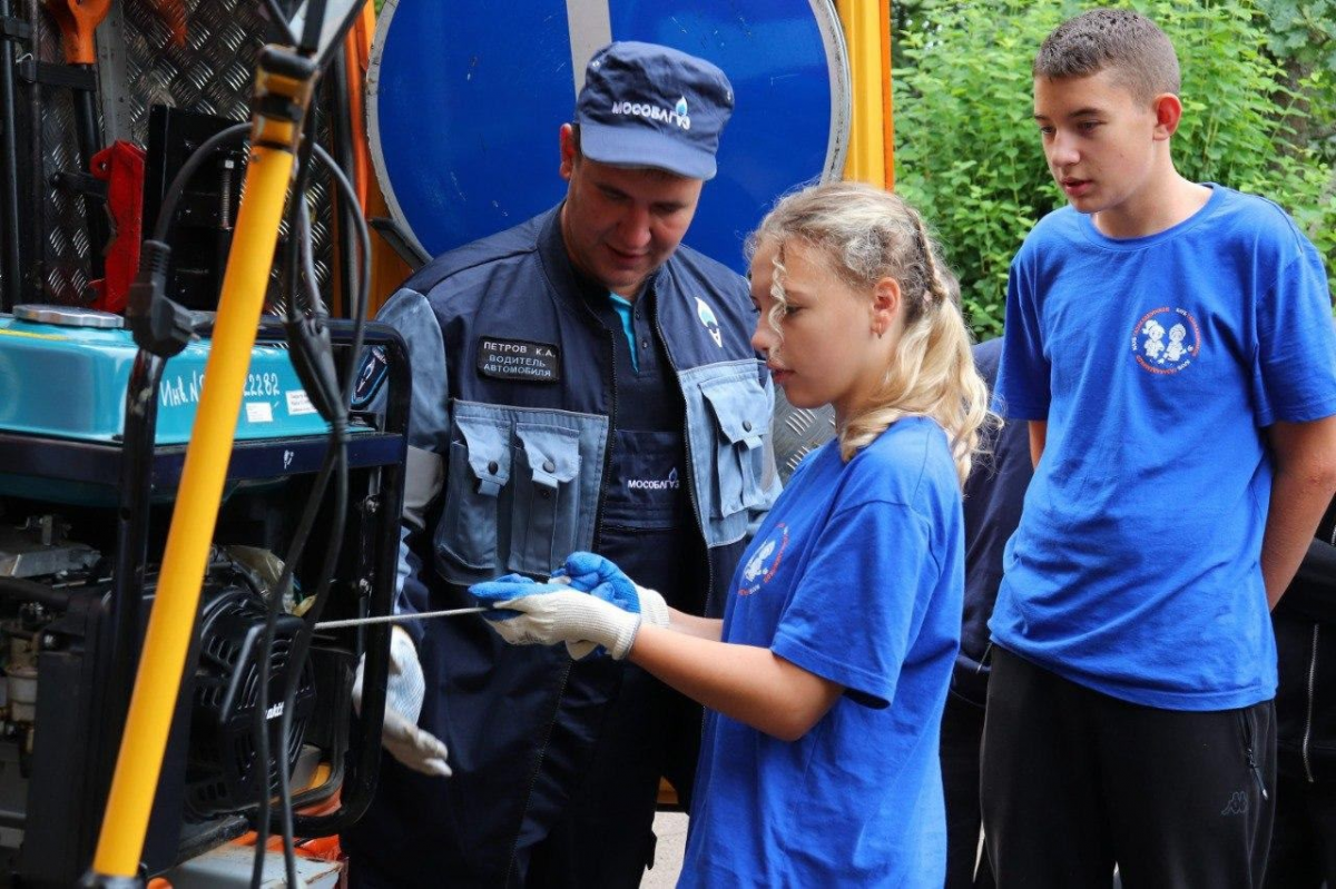 В лагере «Алмаз» в Рузском муниципальном округе прошёл День Мособлгаза, посвящённый 80-летию Великой Победы