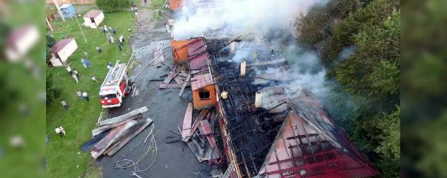 В спортзале владикавказской школы №25 произошел пожар