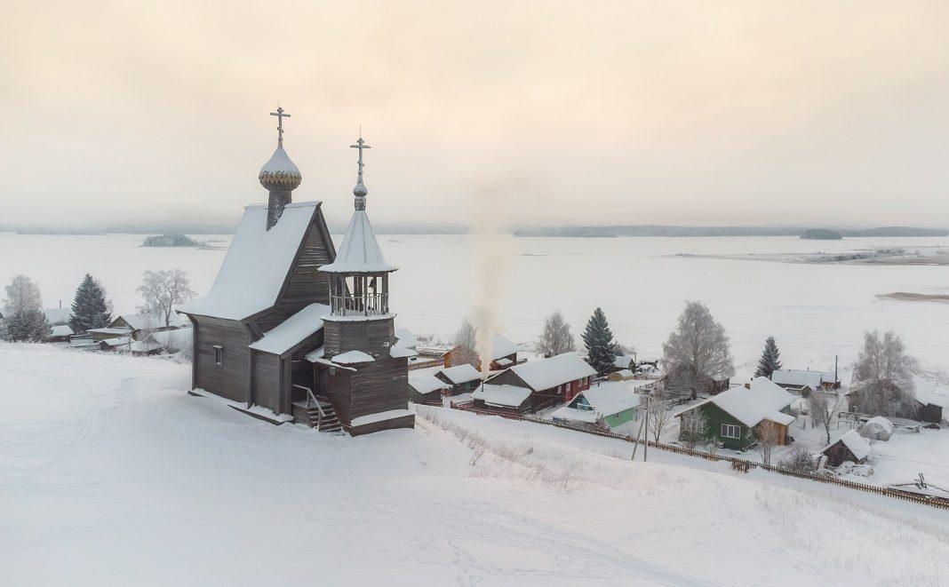 Райские купола под Москвой: в «Царицыно» привезли уникальные расписные «небеса» с Русского Севера