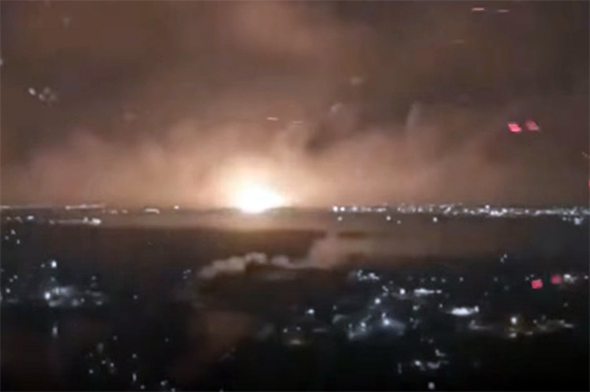 Удар возмездия по украине сегодня новости. Взрыв в Натанзе на ядерном объекте. Ядерный взрыв Иран. Подрв иранской ядерной. Взрыв ночью.