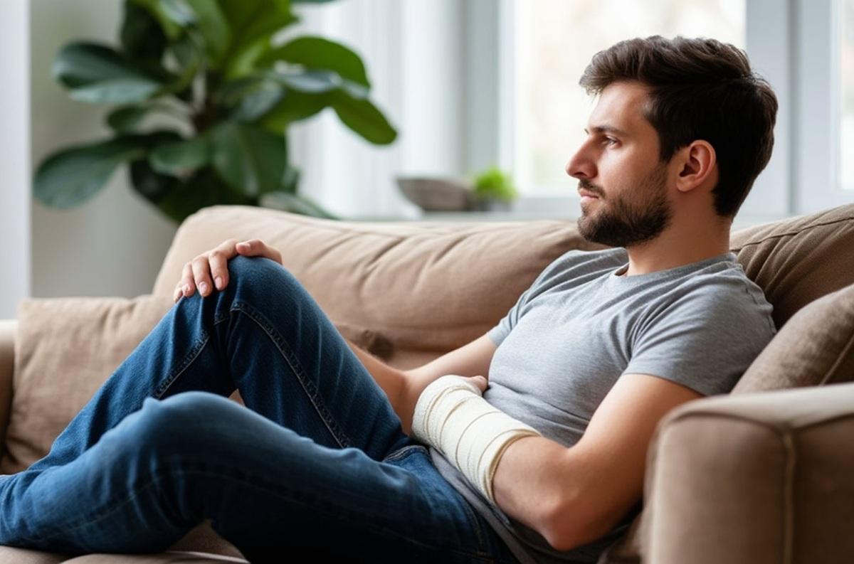 Мужчина получил перелом руки, когда ловил ребенка, выпавшего из окна десятого этажа