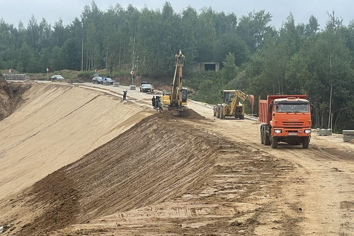 Глава Рузского муниципального округа Александр Горбылев: Капремонт объездной дороги в Тучкове ведется по графику, открытие планируется в 2026 году