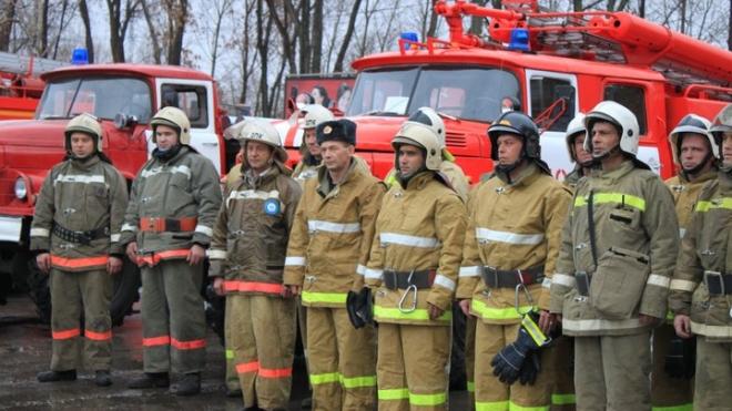 В центре Краснодара в двухэтажном здании произошел крупный пожар‍