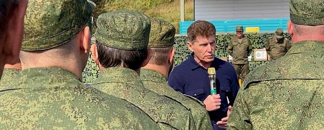 7400 мобилизованных из Приморья проходят обучение на полигонах ДФО, а 600 вернулись домой