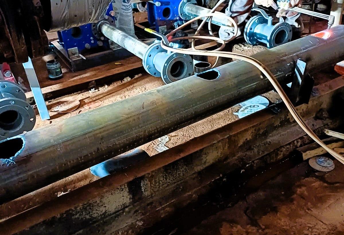 В Красноармейске Городского округа Пушкинский ведутся работы по замене теплообменников горячего водоснабжения