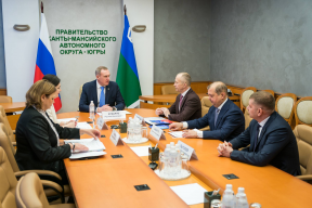 Руслан Кухарук обсудил с главой Федерации дзюдо в России Сергеем Соловейчиком планы по развитию спорта в Югре