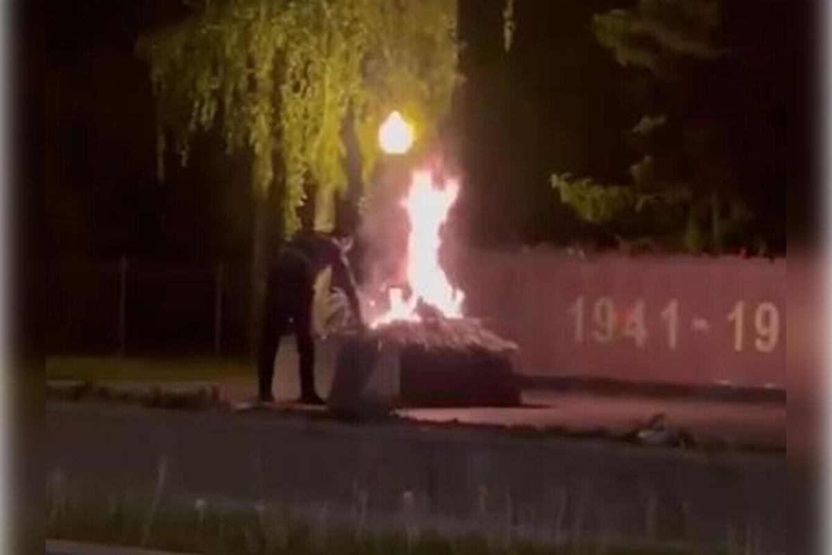 Житель Воронежа осквернил Вечный огонь