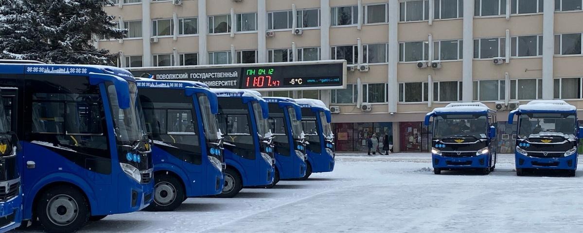 Автопарк Иошкар-Олы получил 40 новых автобусов