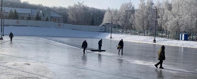 В Саранске заработал первый ледовый каток