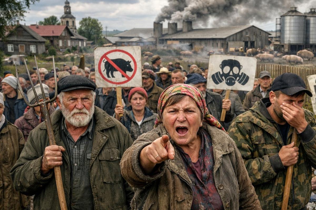 Мясо уйдет в Китай, вонь останется нам: Жители российской глубинки против агрохолдингов