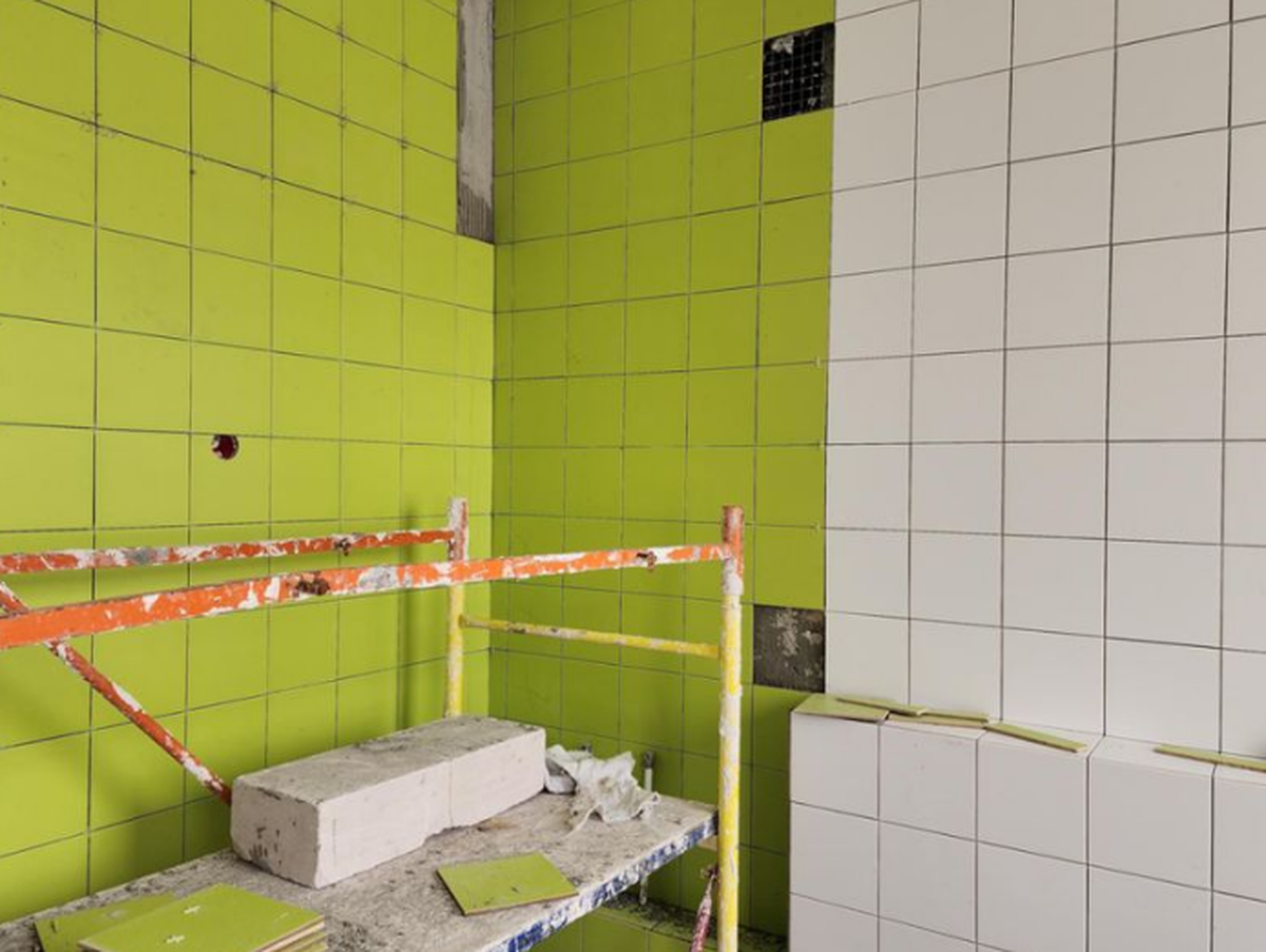 В Красноармейске Городского округа Пушкинский строители приступили к завершающему этапу отделки школы